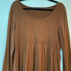 American Eagle long sleeve babydoll top